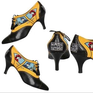 Moschino Vintage Taxi Cab Shoes 1990’s